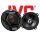 JVC CS-DR520 - 13cm 2-Wege Koax-Lautsprecher - Einbauset passend für Renault Megane 3 - justSOUND