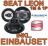 Crunch GTi62 - 16,5cm Triaxsystem für Seat Leon 1M...