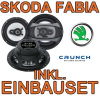 Crunch GTi62 - 16,5cm Triaxsystem für Skoda Fabia 1+2 - justSOUND