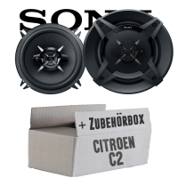 Sony XS-FB1330 - 13cm 3-Wege Koax Lautsprecher - Einbauset passend für Citroen C2 - justSOUND