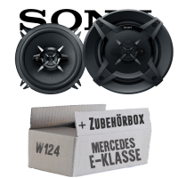 Sony XS-FB1330 - 13cm 3-Wege Koax Lautsprecher - Einbauset passend für Mercedes W124 Limo Heck - justSOUND