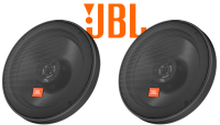 JBL STAGE2 624 | 2-Wege | 16,5cm Koax Lautsprecher - Einbauset passend für VW Polo 9N 9N3 Front - justSOUND