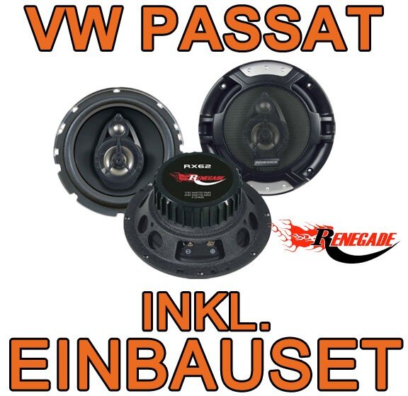 Renegade RX 6.2 - 16,5cm Koax-System für VW Passat 3B & 3BG - justSOUND