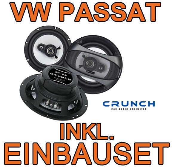 Lautsprecher Heck - Crunch GTi62 - 16,5cm Triaxlautsprecher für VW Passat 3C & CC - justSOUND