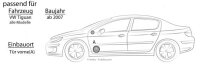 Lautsprecher vorne - Eton POW 172.2 Compression - 16,5cm 2-Wege System - Einbauset passend für VW Tiguan - justSOUND