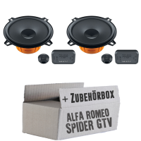 Hertz Dieci DSK 130 - 13cm Lautsprecher System - Einbauset passend für Alfa Romeo Spider + GTV - justSOUND