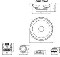 B-Ware JBL Club 6500c | 2-Wege | 16,5cm Lautsprecher System