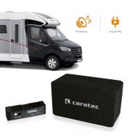 Caratec Audio CAS212S Soundsystem für Mercedes-Benz Sprinter S907/910. Geeignet für Fahrzeuge mit MBUX 7“ mit Navigation und 10“ ohne DSP Box Vorrüstung