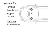 Citroen Berlingo I - Lautsprecher - Alpine SXE-1025S - 10cm Einbauset