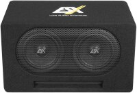 ESX DBX206Q | 2 x 16,5 cm (6.5") Dual-Bassreflex Subwoofer System Belastbarkeit 300/600 Watt RMS/max.