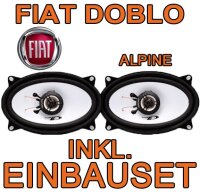 Fiat Doblo 1 - Lautsprecher hinten - Alpine SXE-4625S -...