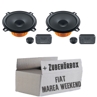 Hertz Dieci DSK 130 - 13cm Lautsprecher System - Einbauset passend für Fiat Marea Weekend - justSOUND