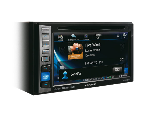 B-Ware K Alpine IVE-W585BT - Bluetooth, DVD / CD, USB, 2-DIN Autoradio
