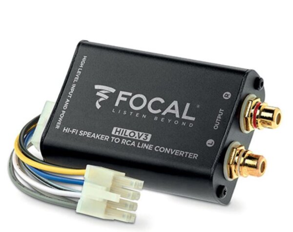 Focal F-HILOV3 | Hi-Lo V3 High-Low Adapter mit Impedanz-Simulation