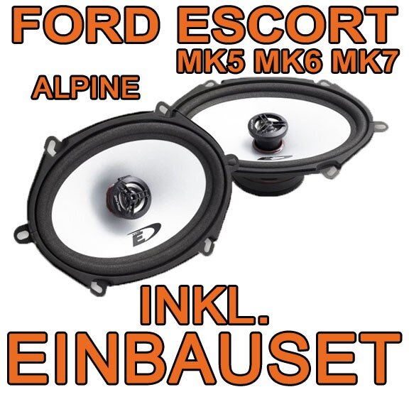 Alpine SXE-5725S - 5x7 Koax-System für Ford Escort - justSOUND