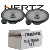 Hertz K 165 - KIT - 16,5cm Lautsprecher Komposystem - Einbauset passend für Alfa Romeo 147 - justSOUND