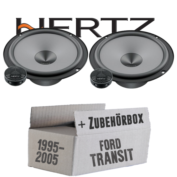 Hertz K 165 - KIT - 16,5cm Lautsprecher Komposystem - Einbauset passend für Ford Transit Front Heck - justSOUND