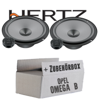 Hertz K 165 - KIT - 16,5cm Lautsprecher Komposystem - Einbauset passend für Opel Omega B - justSOUND
