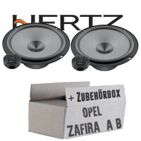 Hertz K 165 - KIT - 16,5cm Lautsprecher Komposystem - Einbauset passend für Opel Zafira A, B - justSOUND