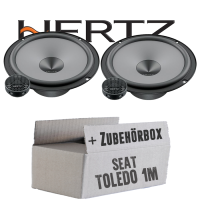 Hertz K 165 - KIT - 16,5cm Lautsprecher Komposystem - Einbauset passend für Seat Toledo 1M - justSOUND