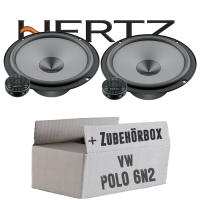 Hertz K 165 - KIT - 16,5cm Lautsprecher Komposystem - Einbauset passend für VW Polo 6N2 - justSOUND