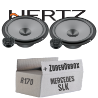 Hertz K 165 - KIT - 16,5cm Lautsprecher Komposystem - Einbauset passend für Mercedes SLK R170 Front - justSOUND