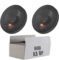JBL STAGE2 624 | 2-Wege | 16,5cm Koax Lautsprecher - Einbauset passend für Audi A3 8P - justSOUND