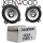 Lautsprecher Boxen Kenwood KFC-S1056 - 10cm Koax Auto Einbauzubehör - Einbauset passend für Skoda Fabia 1 6Y Heck - justSOUND