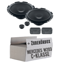 Hertz Dieci DSK 170.3 - 16,5cm 2-Wege System - Einbauset passend für Mercedes C-Klasse JUST SOUND best choice for caraudio