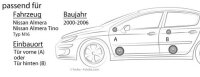 Lautsprecher - Alpine SXE-1750S - 16,5cm Einbauset passend für Nissan Almera + Tino - justSOUND