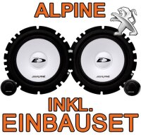 07 - Alpine  SXE1750s 16,5cm 2-Wege Frontsystem Front +...