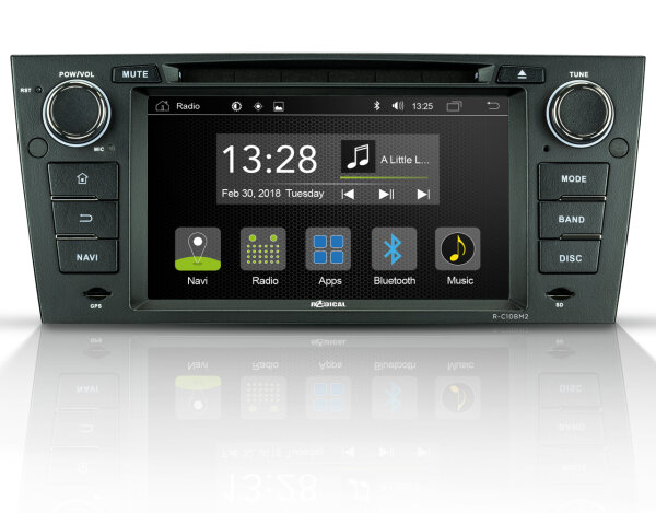 Radical R-C10BM2 für BMW 3er E9x | Bluetooth | DVD | USB | CanBus | Lenkrad-Fernbedienung | 2-DIN Autoradio