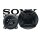 Sony XS-FB1030 - 10cm 3-Wege Koax-System - Einbauset passend für Citroen C1 - justSOUND