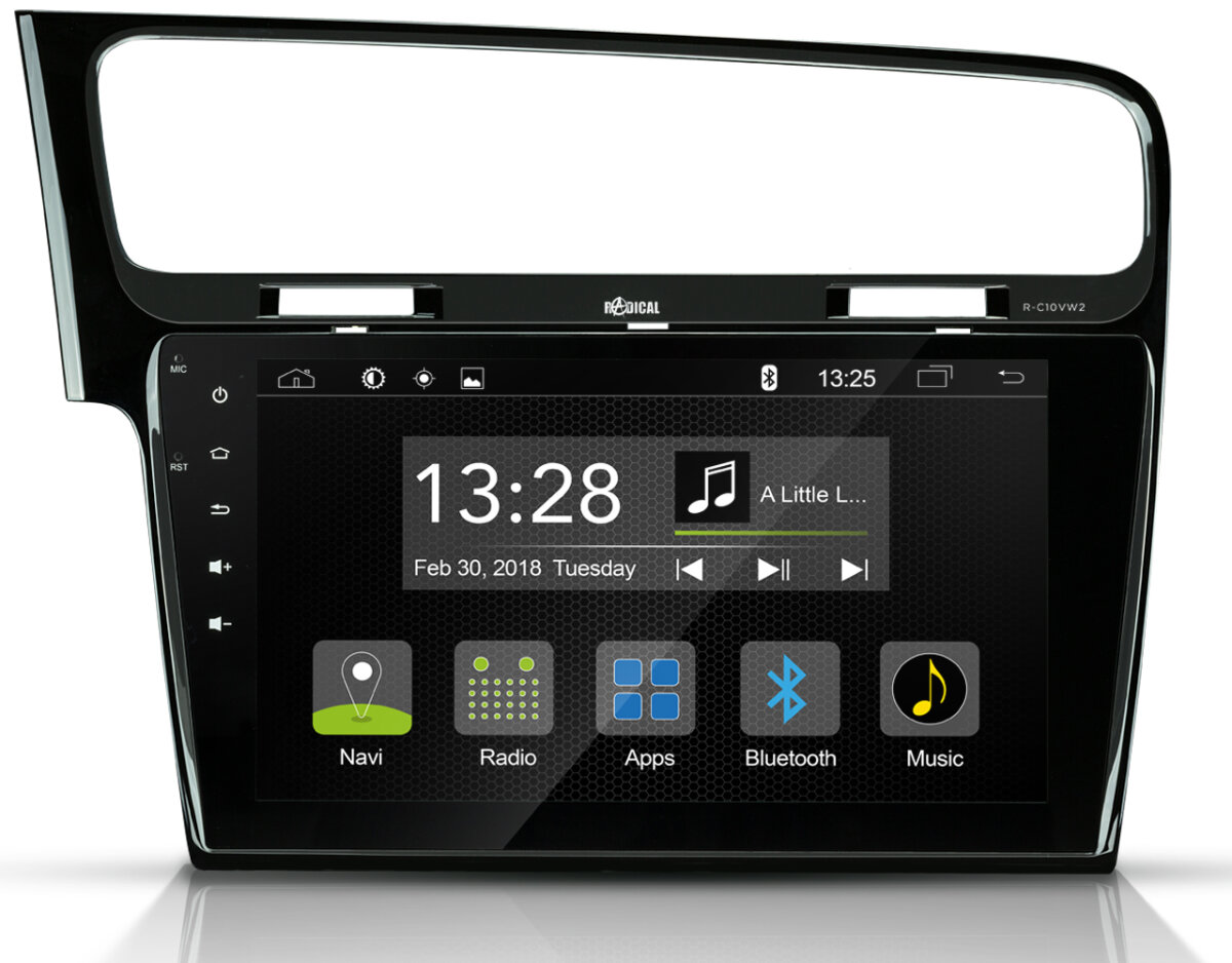 Radical R-C10VW2 für VW Golf 7, Bluetooth, DVD, USB