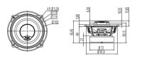 Lautsprecher Boxen Focal ICU100 | 10cm 2-Wege Koax Auto Einbauzubehör - Einbauset passend für BMW Z3 - justSOUND