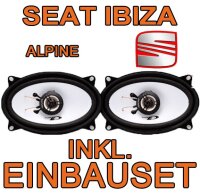 Lautsprecher hinten - Alpine SXE-4625S - 4x6 Koax-System für Seat Ibiza 6k - justSOUND