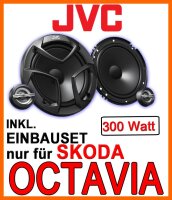 JVC CS-JS600 - 16,5cm Lautsprecher Einbauset passend für Skoda Octavia - justSOUND