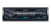 Autoradio Radio Sony DSX-A510BD - DAB+ | Bluetooth | MP3/USB - Einbauzubehör - Einbauset passend für Audi A6 4b ab 2001 Bose CanBus und Lenkradfernbedienung