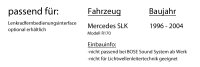 Autoradio Radio Sony DSX-A510BD - DAB+ | Bluetooth | MP3/USB - Einbauzubehör - Einbauset passend für Mercedes SLK R170 - justSOUND