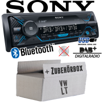 Autoradio Radio Sony DSX-A510BD - DAB+ | Bluetooth | MP3/USB - Einbauzubehör - Einbauset passend für VW LT - justSOUND
