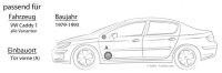 Lautsprecher - Alpine SXE-4625S - 4x6 Koax-System für VW Caddy 1 - justSOUND