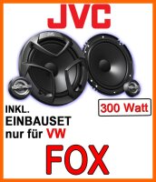 JVC CS-JS600 - 16,5cm 2-Wege Lautsprecher Einbauset passend für VW Fox - justSOUND