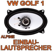 Alpine SXE-4625S - 4x6 Koax-System für VW Golf 1 MONO - justSOUND