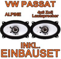 Lautsprecher hinten - Alpine SXE-4625S - 4x6 Koax-System für VW Passat 35i & 3A - justSOUND