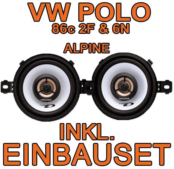 Alpine Lautsprecher für VW Polo Amaturenbrett - justSOUND
