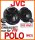 JVC CS-JS600 - 16,5cm 2-Wege Lautsprecher Einbauset passend für VW Polo 9N & 9N3 - justSOUND