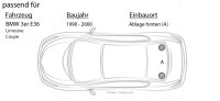 Audison APX 5 - 13cm 2-Wege Koax Lautsprecher - Einbauset passend für BMW 3er E36 Heck - justSOUND
