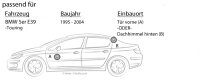 Audison APX 5 - 13cm 2-Wege Koax Lautsprecher - Einbauset passend für BMW 5er E39 Touring - justSOUND