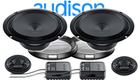 Audison APK-165 - 16,5cm Lautsprecher System - Einbauset passend für Fiat Panda 169 Front - justSOUND