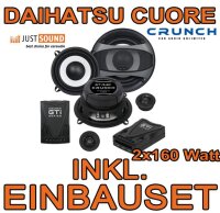 Daihatsu Cuore - Lautsprecher - Crunch GTi5.2C - 13cm 2-Wege Komposystem Einbauset
